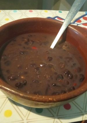 Una foto de Caraotas negras, la receta de mi mamá