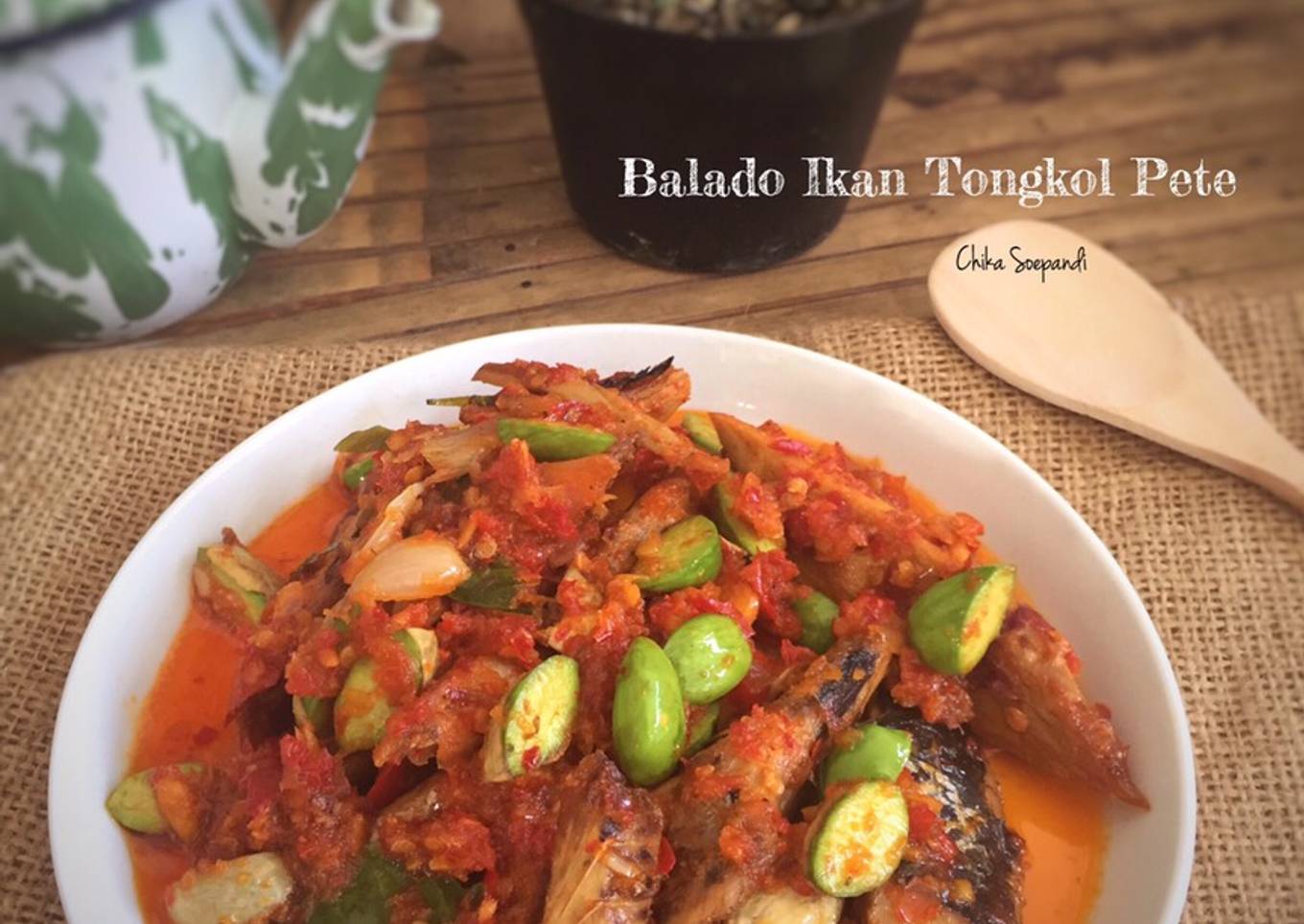 Balado Ikan Tongkol Pete