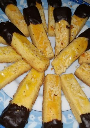 Foto resep Kastengel keju coklat yummy🧀🍫