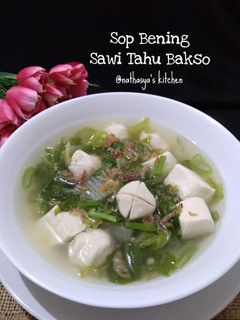 Foto resep Sop Bening Sawi Tahu Bakso