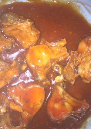 Una foto de Costillas de ternera a la barbecue picantes