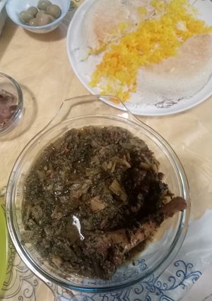 عکسی از دستور خورشت کرفس