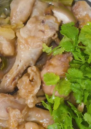 Foto resep Ayam steam jahe atau ayam kukus jahe