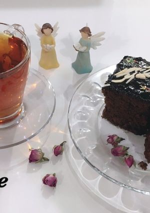 عکسی از دستور کیک شکلاتی