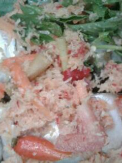 Foto resep Pepes ikan kembung kemangi plus wortel plus kelapa parut
