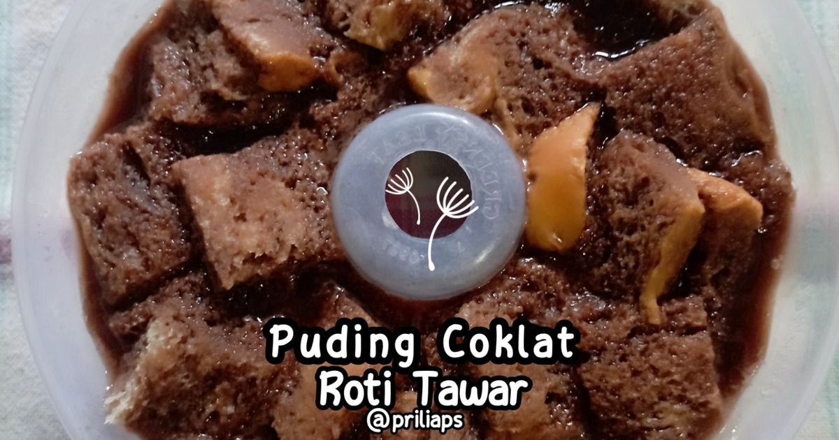 Puding Coklat Roti Tawar 🍞