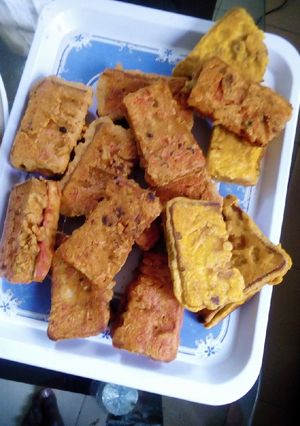 A picture of Chicken bread pakora.
