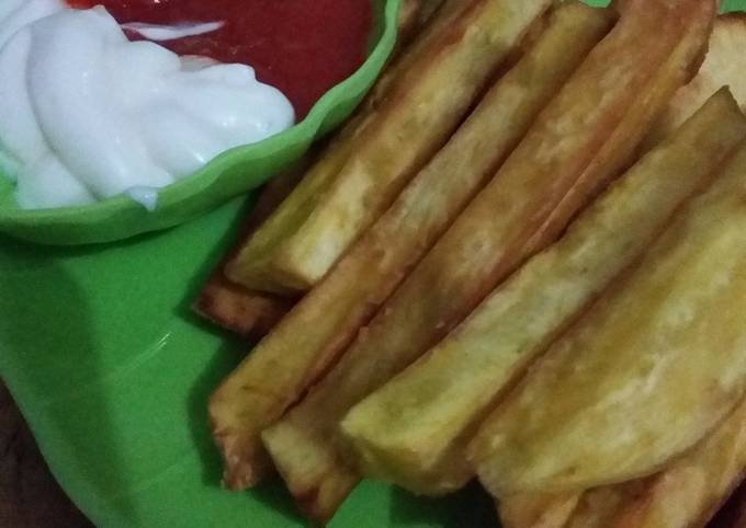 Bagaimana Membuat Ubi goreng Anti Gagal