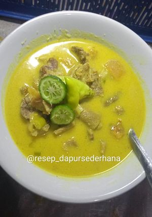 Foto resep Soto Kuning Bogor