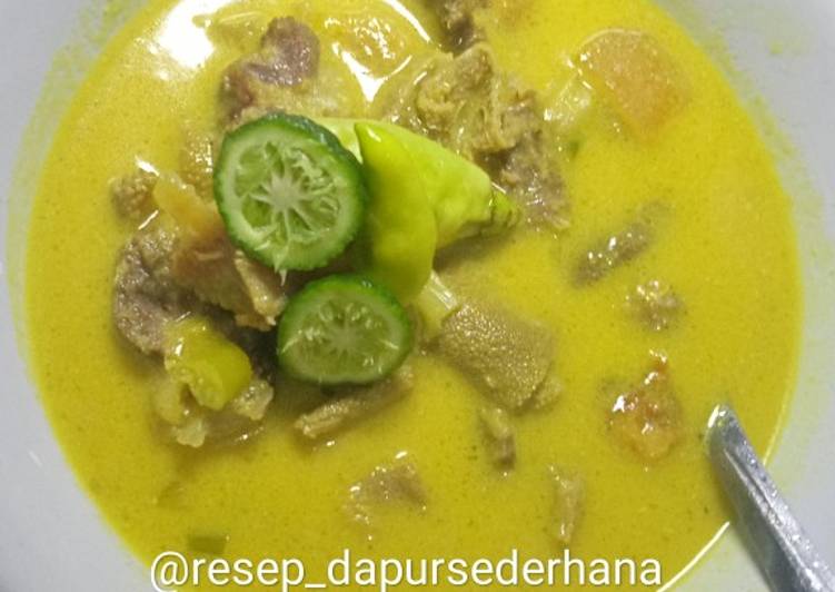 Resep Populer Soto Kuning Bogor Mantul Banget