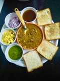 Mix sprouts Misal paav or mix sprouts misal with bread