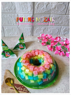Foto resep Puding Mozaik Santan