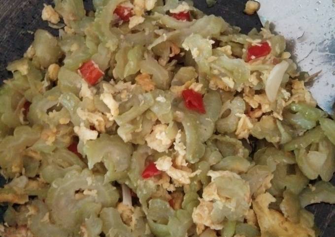 Anti Ribet, Bikin Oseng pare telur Irit Anti Gagal