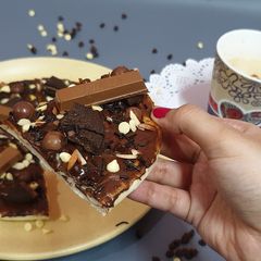 A picture of Chocolate Pizza.