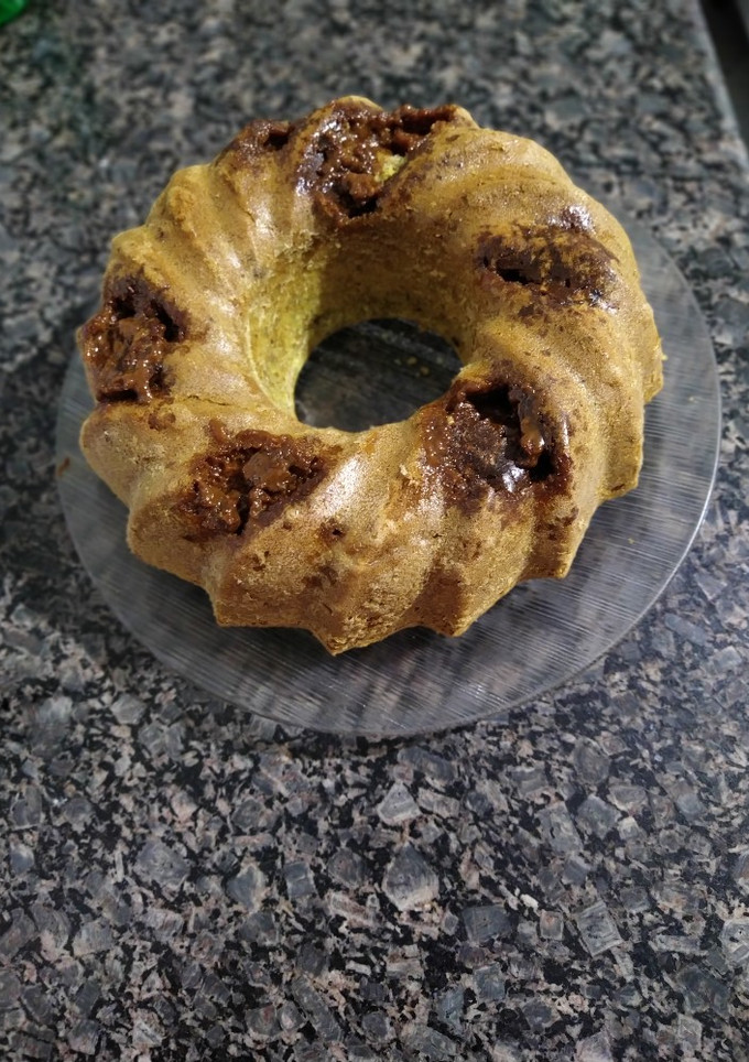 Una foto de Budín de mandarinas, nueces y Stevia
