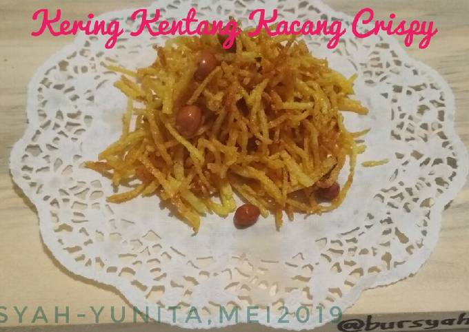 Cara Bikin Kering Kentang Kacang crispy Anti Gagal