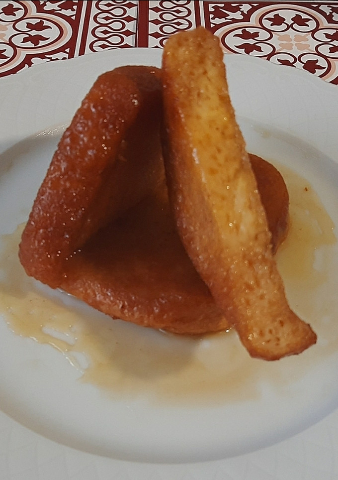 Una foto de Torrijas de vino y miel
