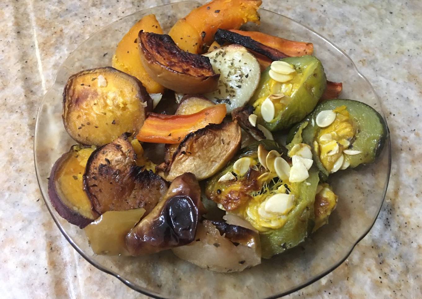 Verduras y hortalizas al horno bien saludable