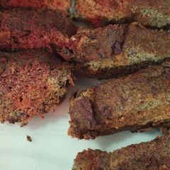 A picture of Low carb beetroot toast.