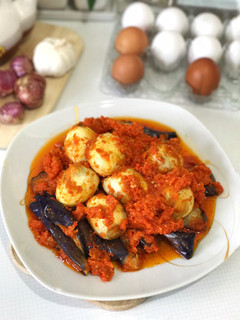 Foto resep Terung dan telur bumbu Bali
