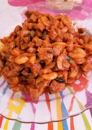 Foto resep Udang tempe balado