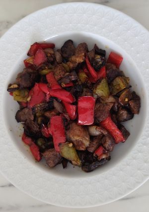 Foto resep Tumis Daging Kurban Paprika Kecap