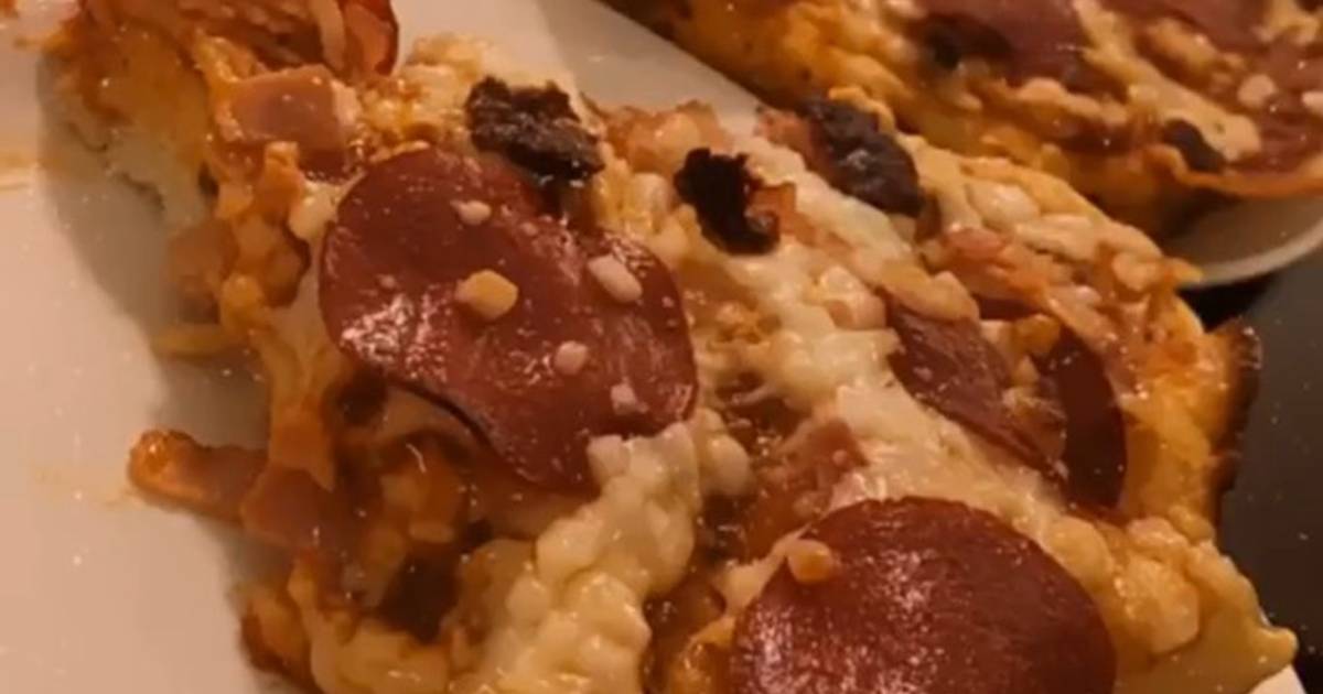 Pizzagna Pizza + Lasagna Receta de David Gámez Cookpad