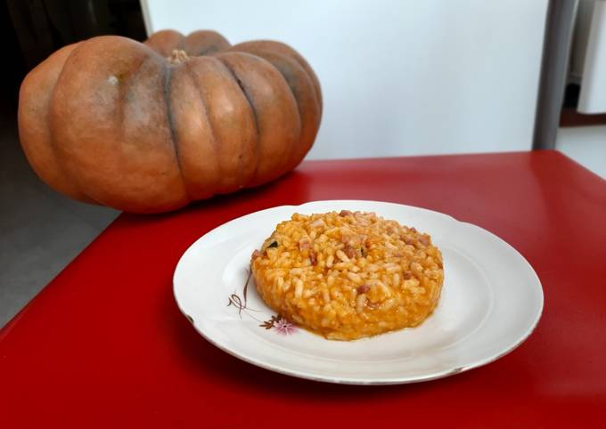 Ricetta di Qualsiasi notte della settimana Risotto zucca e pancetta affumicata
