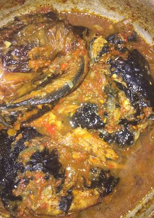 A picture of Smoked fish pepper soup.
