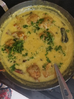 A picture of Curd kadhi.