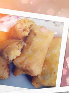 A picture of Chicken Veg Spring Roll.