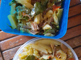 Ikan asin kentang sambel ijo