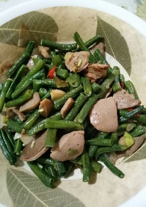 Foto resep Tumis kacang panjang bakso