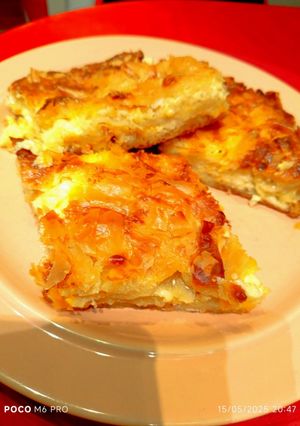 A picture of Easy and Quick Tiropita (Greek Cheese Pie).