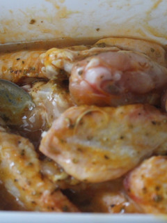 Una foto de Alitas maceradas al grill