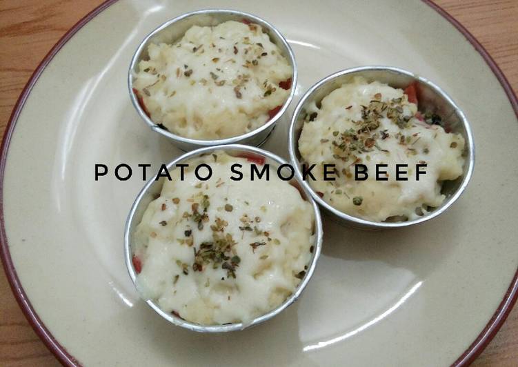 Cara Termudah Membuat Potato smoke beef Super Lezat