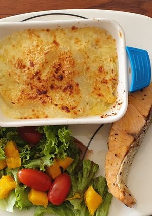 Una foto de Papas Gratinadas