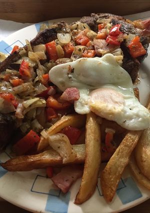 Una foto de Bife al centurion