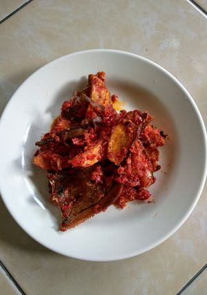 Foto resep Ikan asin kentang balado