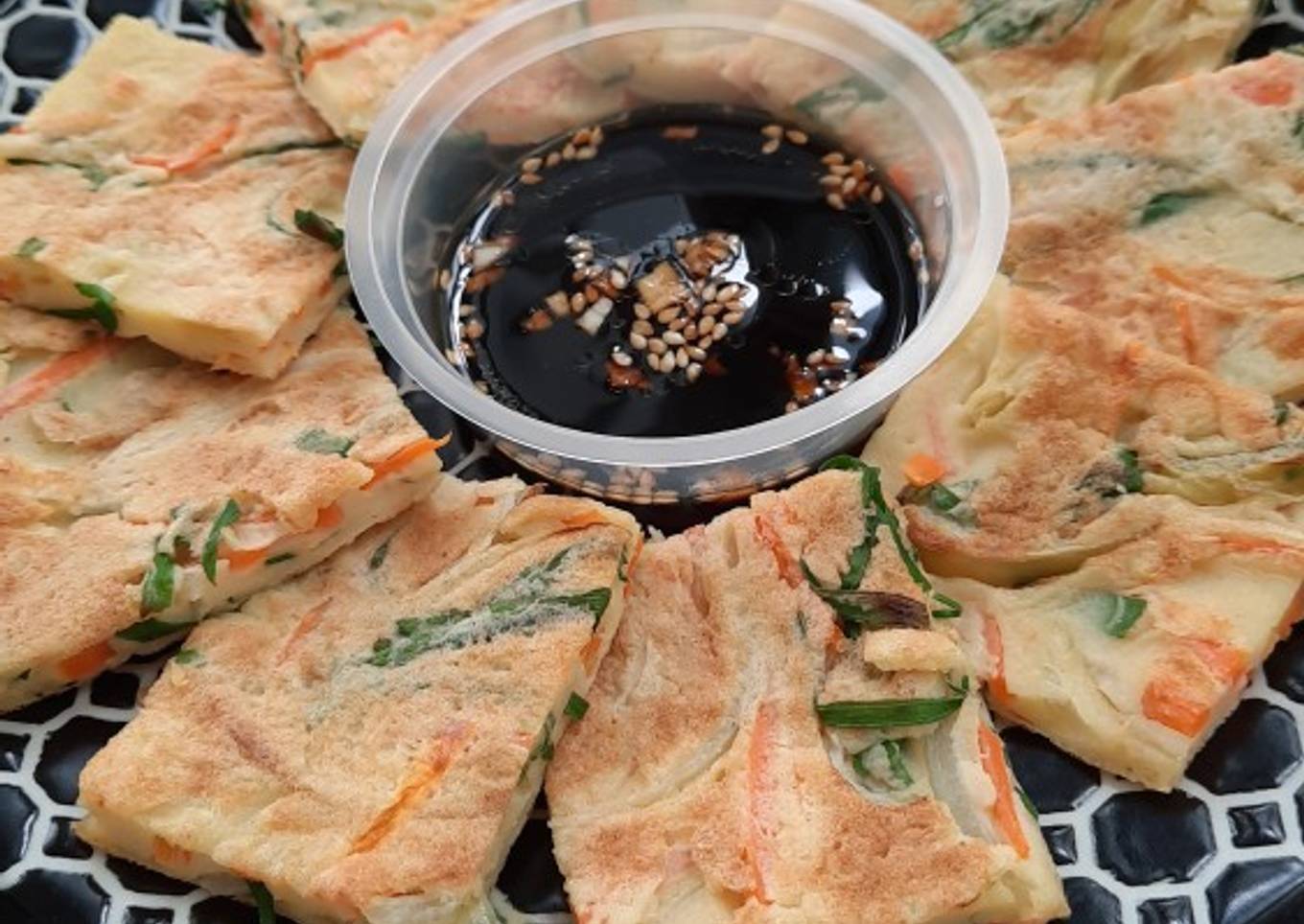 KOREAN Vegetable Pancake / Yachaejeon