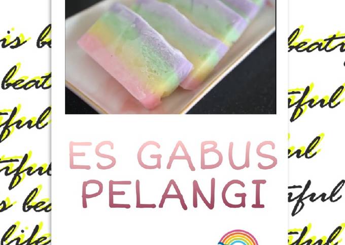 Es gabus pelangi