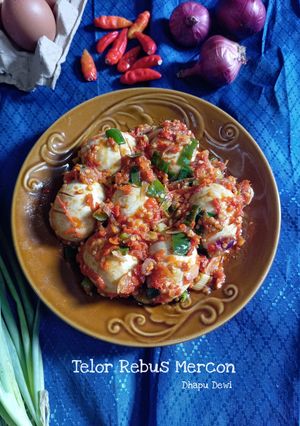 Foto resep Telur Rebus Mercon