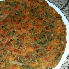 A picture of Amaranath leaves Paratha (chaulai paratha).