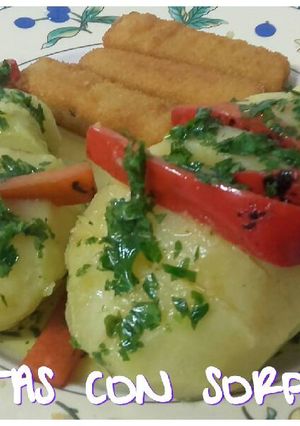 Una foto de Patatas con sorpresa
