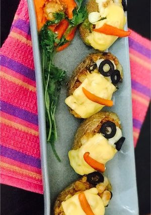A picture of Double Baked Potato-Egg Jackets.