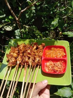 Foto resep Sate Jamur Tiram Bumbu Kacang