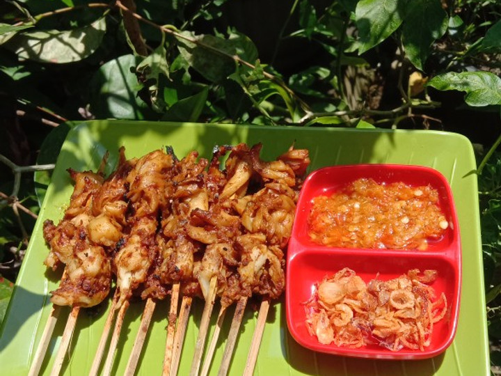 Cara Gampang Menyiapkan Sate Jamur Tiram Bumbu Kacang, Bikin Ngiler