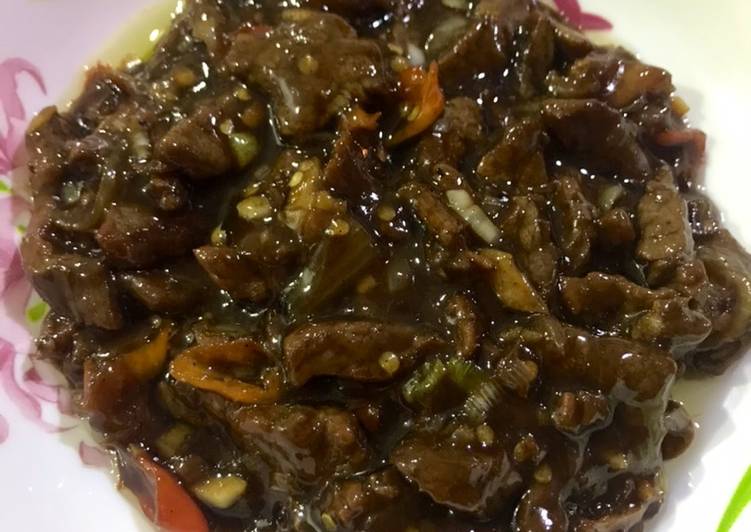 Daging sapi lada hitam No ribet