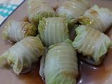 Daging gulung sawi putih