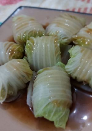 Foto resep Daging gulung sawi putih